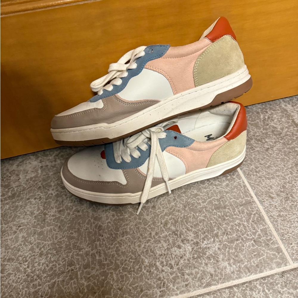 Madewell Multicolor Sneakers - White, Blue, Brown, Red - Picture 4 of 6